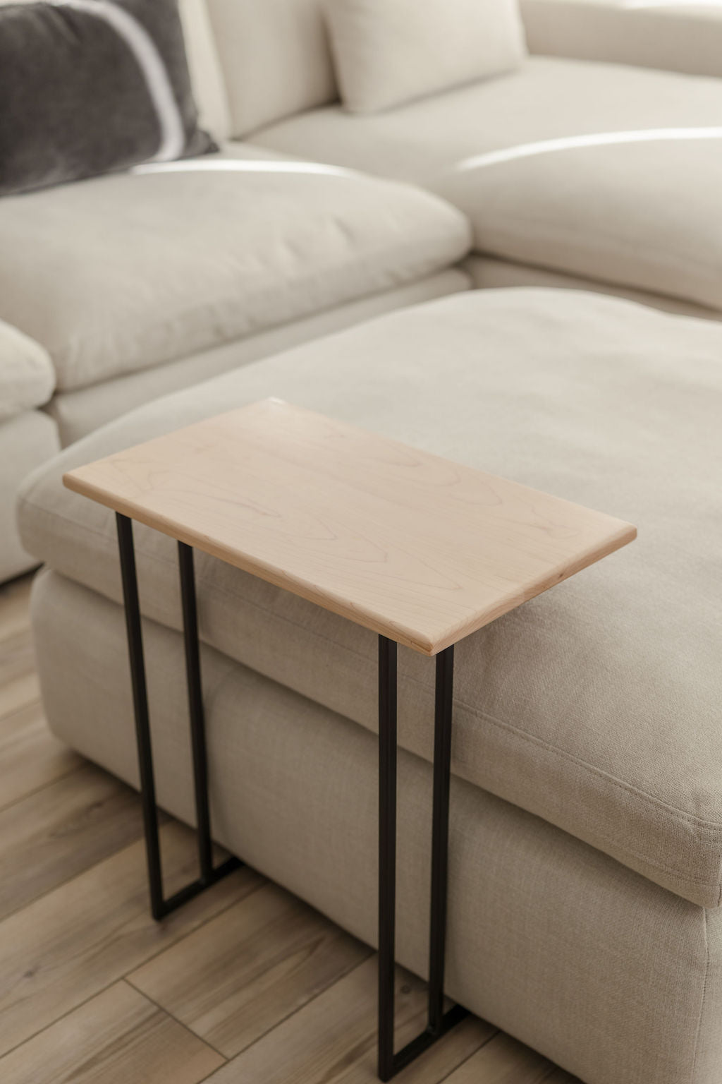 Maple Side Table, Wide Side Top