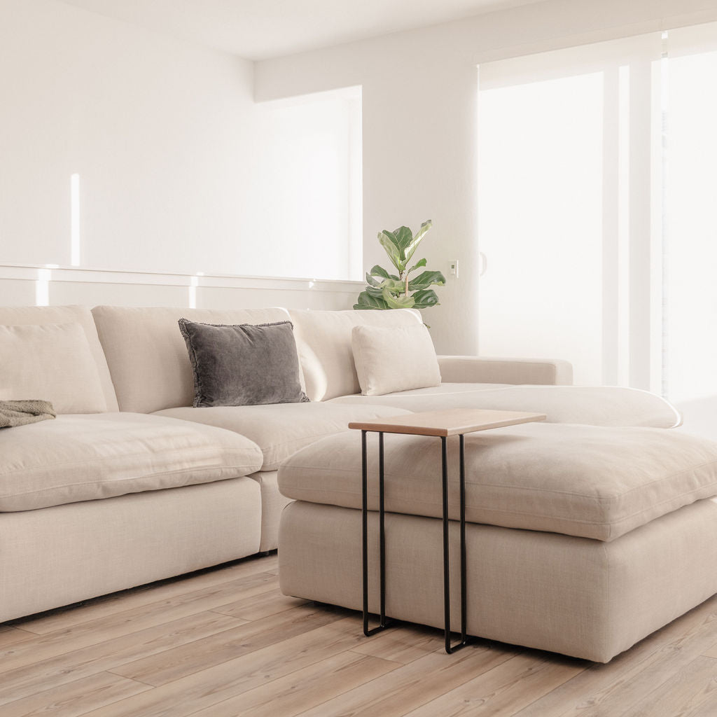 Maple Side Table, Wide Side Top