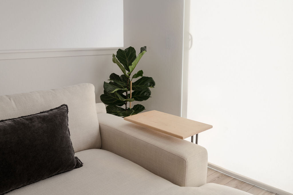 Maple Side Table, Wide Side Top